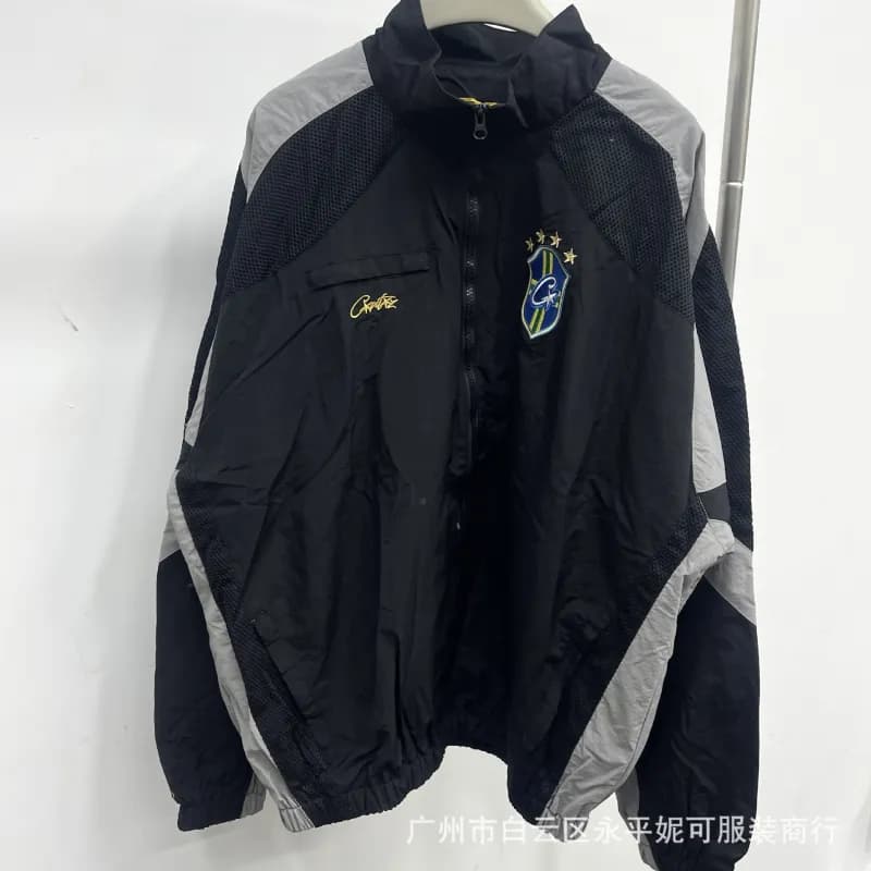 C.P. Company Goggle Jacket CR7 Shield Patch — C黑/灰裤子