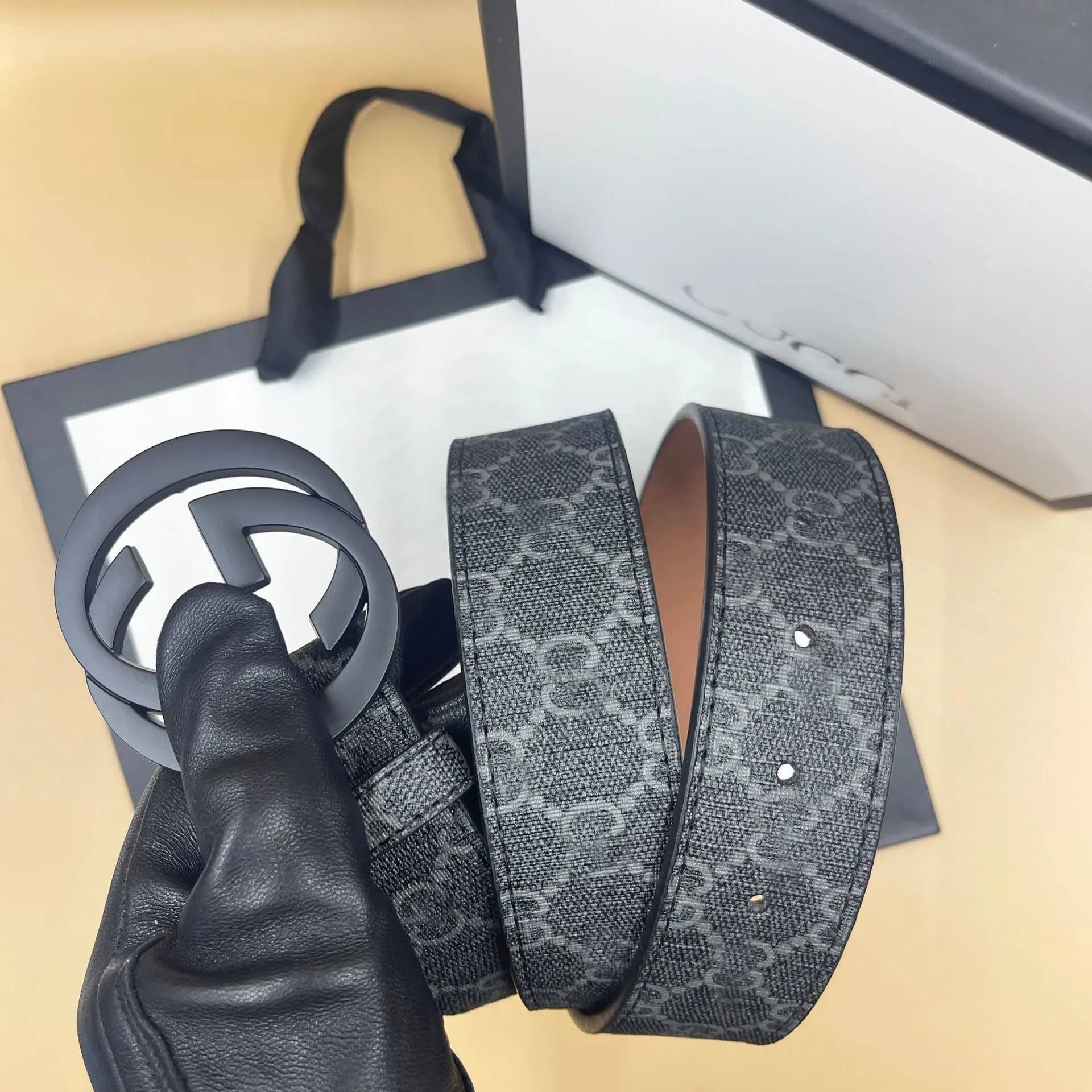 Gucci GG Marmont Belt Monogram Canvas