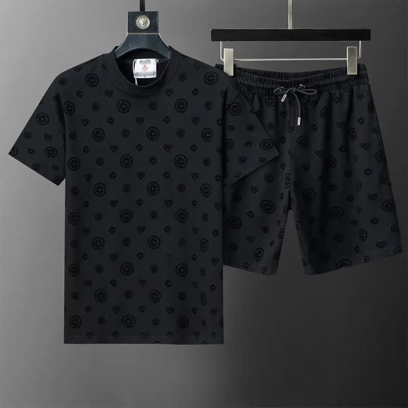 Louis Vuitton Monogram Jacquard Set Embossed LV Pattern — 6658 black
