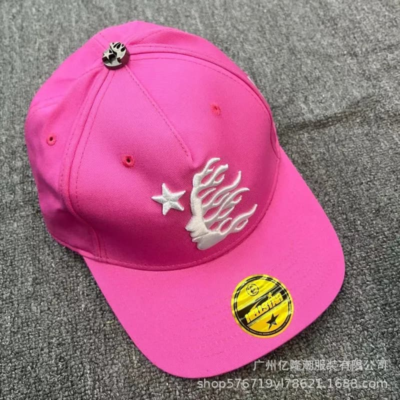 Hellstar Snapback Cap Flame Logo — 18