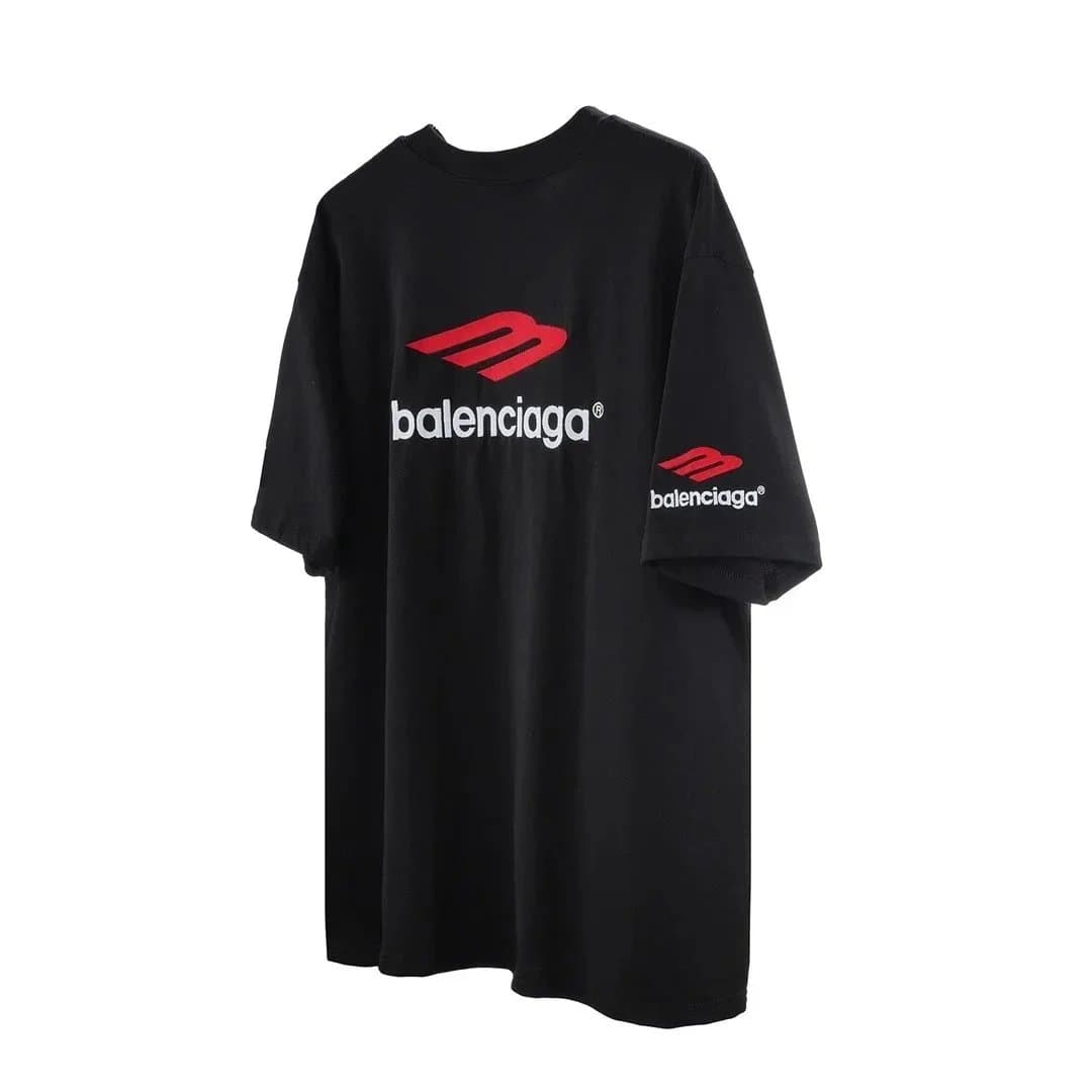 Balenciaga Logo T-Shirt Double Logo Gradient — 7