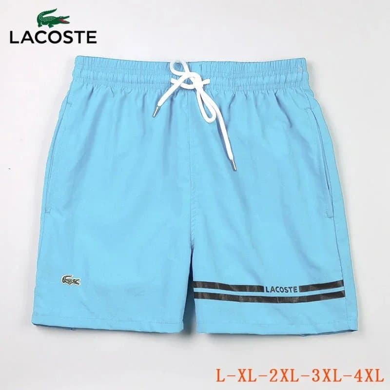 Lacoste Drawstring Shorts Outline Croc Print — 32