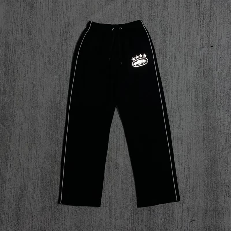 Corteiz Track Pants Reflective Logo