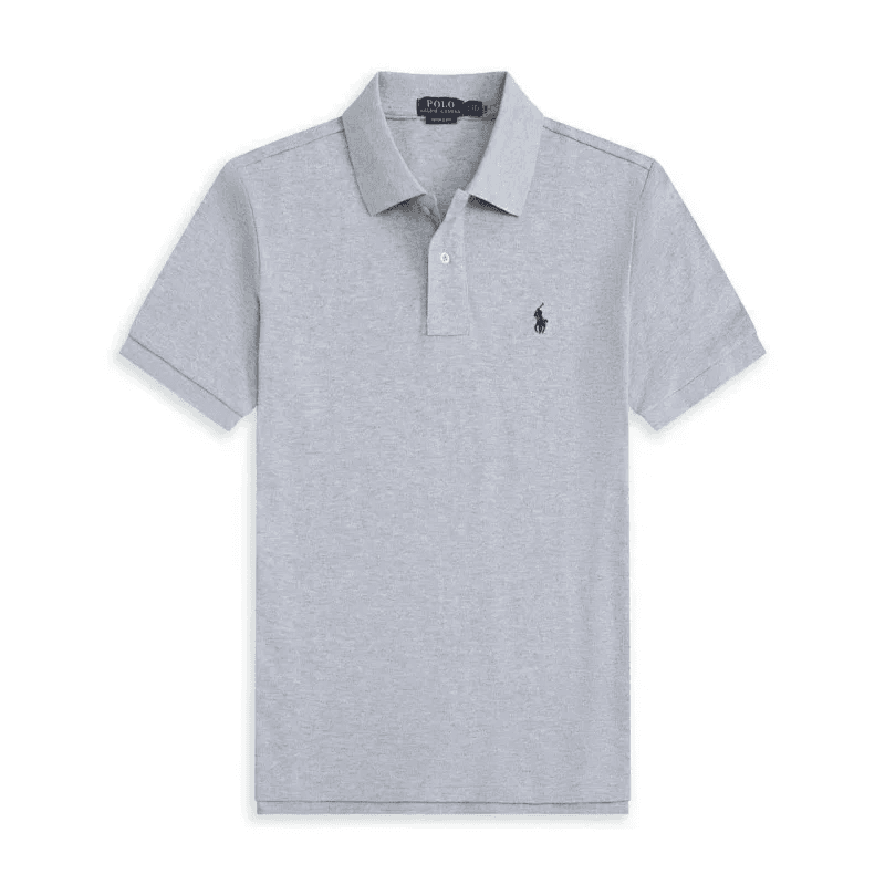 Prada Logo T-Shirt Triangle Logo — Ralph Lauren-灰色polo