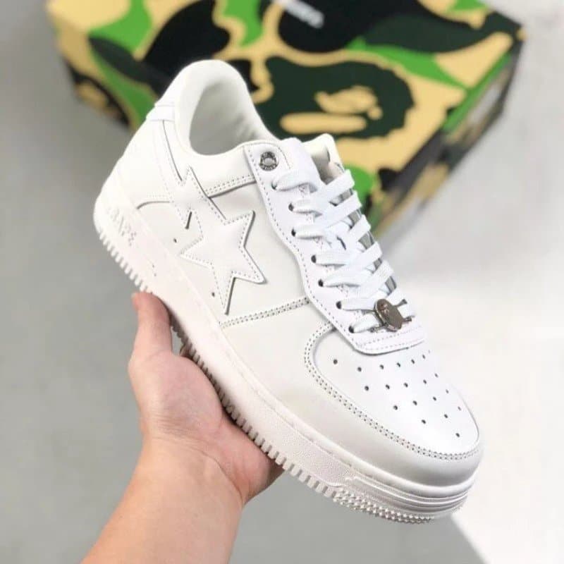 BAPE Star Logo Sneaker Triple White