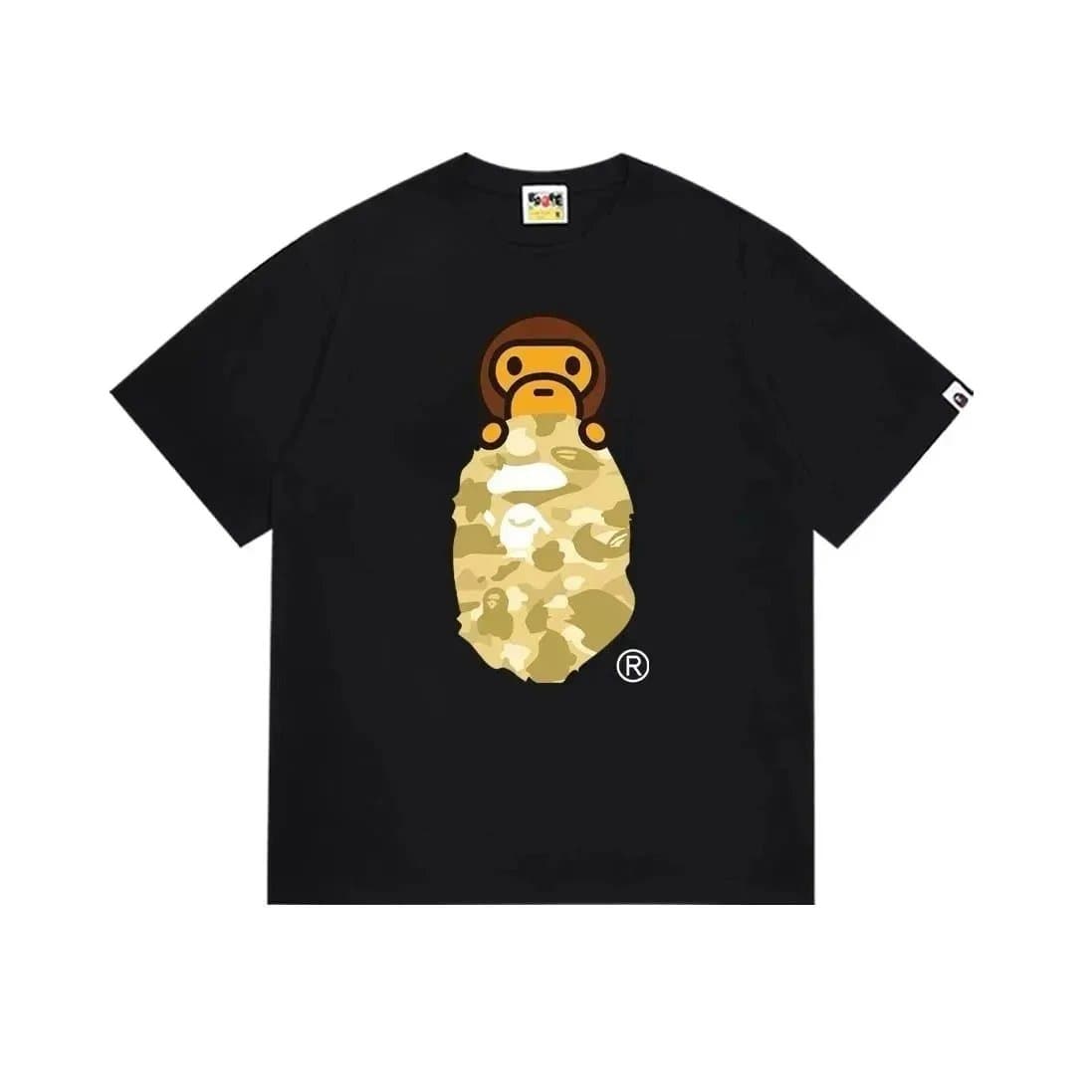 BAPE Ape Head Tee Brown Ape Face — 26