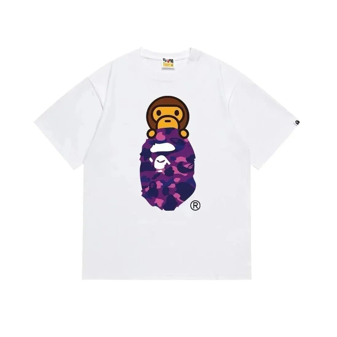 BAPE Ape Head Tee White Ape Logo — 28