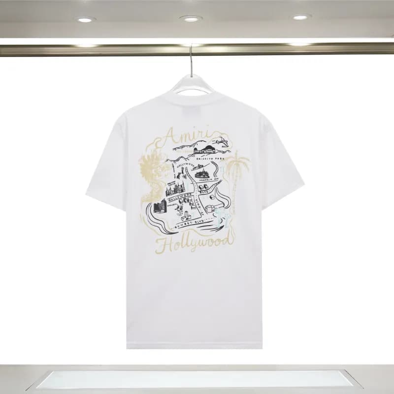 Aimé Leon Dore Casablanca Graphic Tee Casablanca Jet Print — 927 white