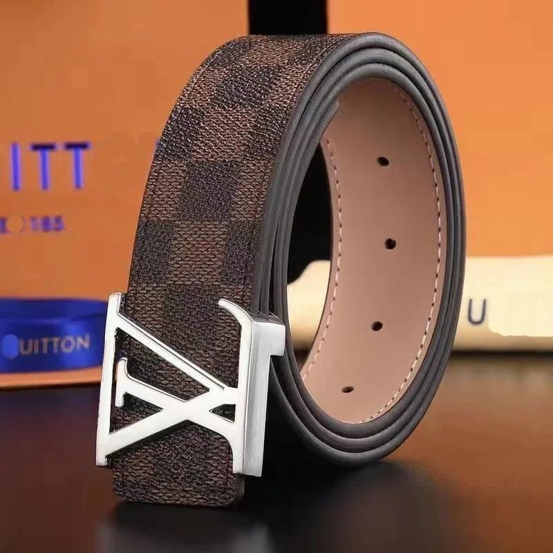 Louis Vuitton Belt KAWS Monogram Print — 咖格银扣【赠送打孔器】