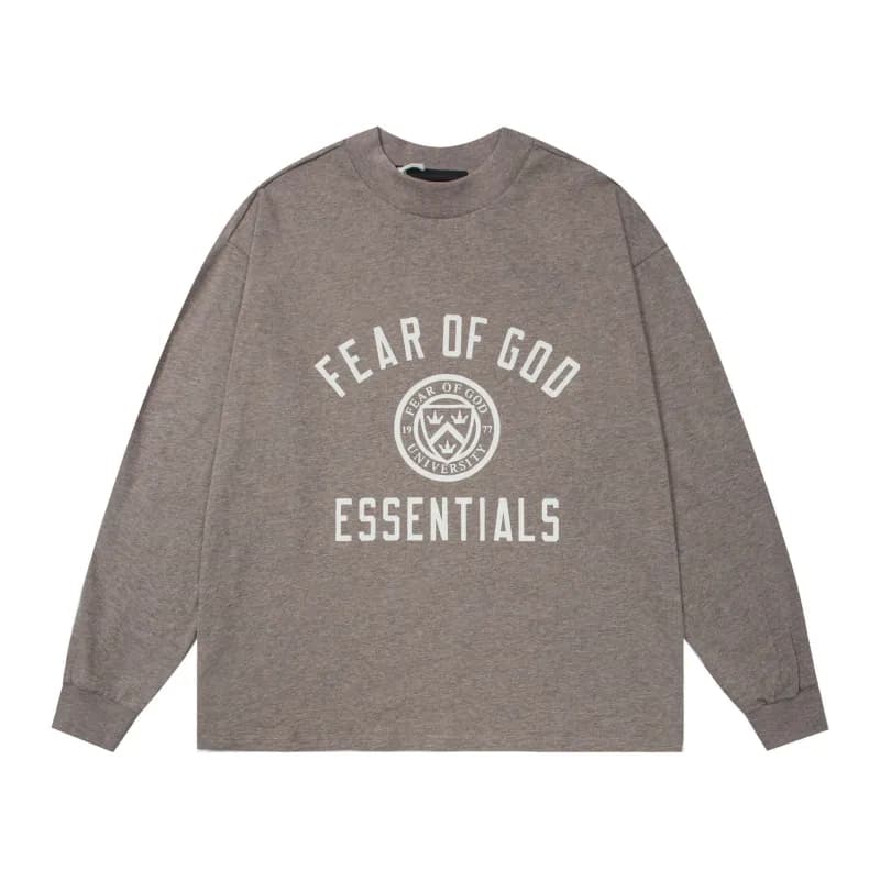 Fear of God Essentials Graphic Tee 1977 Arch Logo — G1932 深雾灰长T