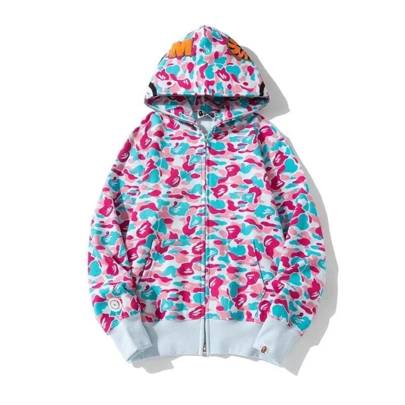 BAPE Zip-Up Hoodie ABC Camo — X6016
