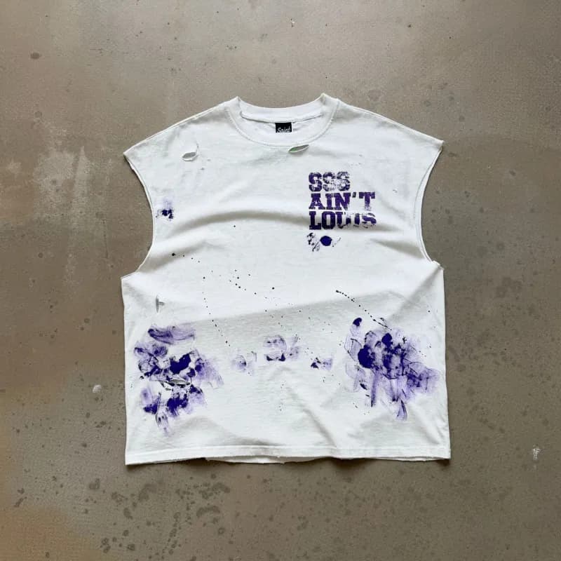 Philipp Plein Cropped Tank Top Skeleton Weightlifter Embroidery — 22