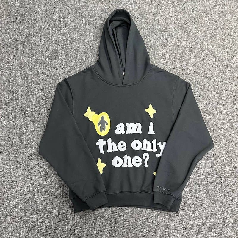 Sp5der Hoodie Am I The Only One Graphic