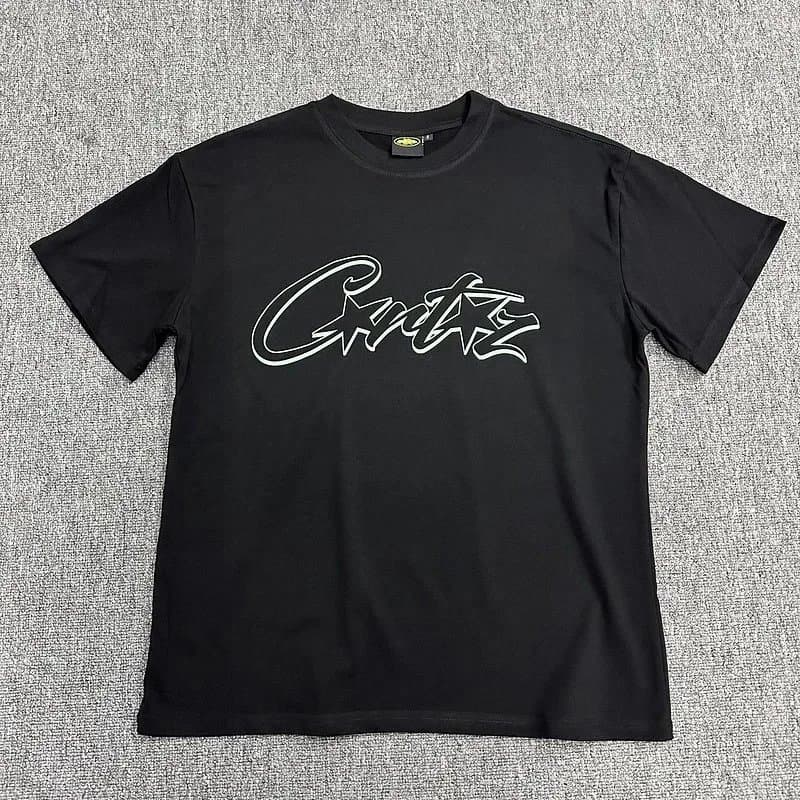 Corteiz Logo Tee White Script