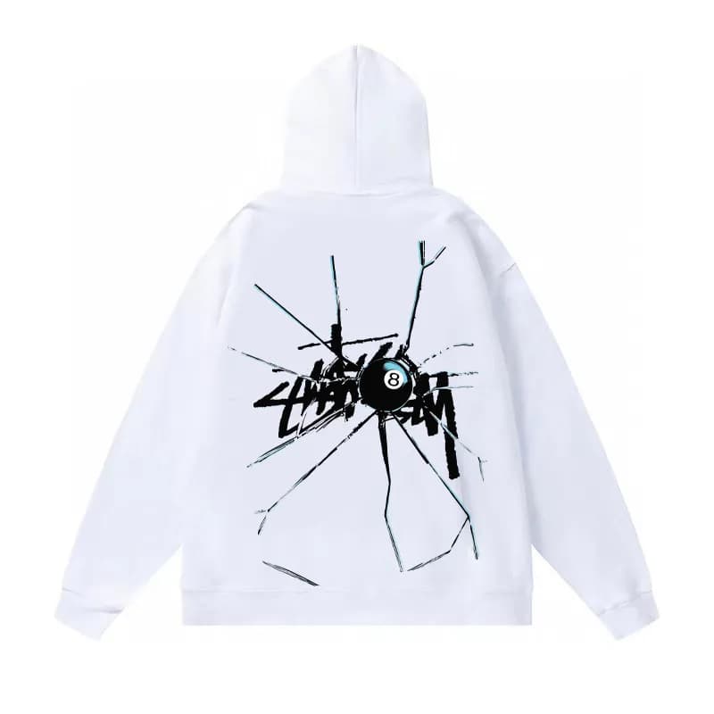 Carhartt Hooded Sweatshirt Embroidered Logo — 104 white