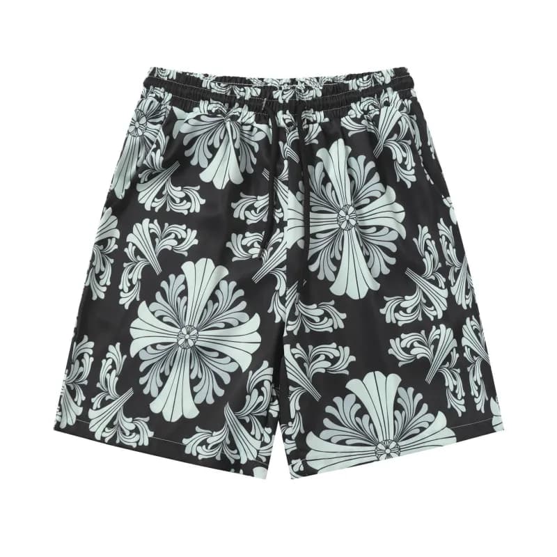 Chrome Hearts Embroidered Shorts Cross Logo — 2283黑