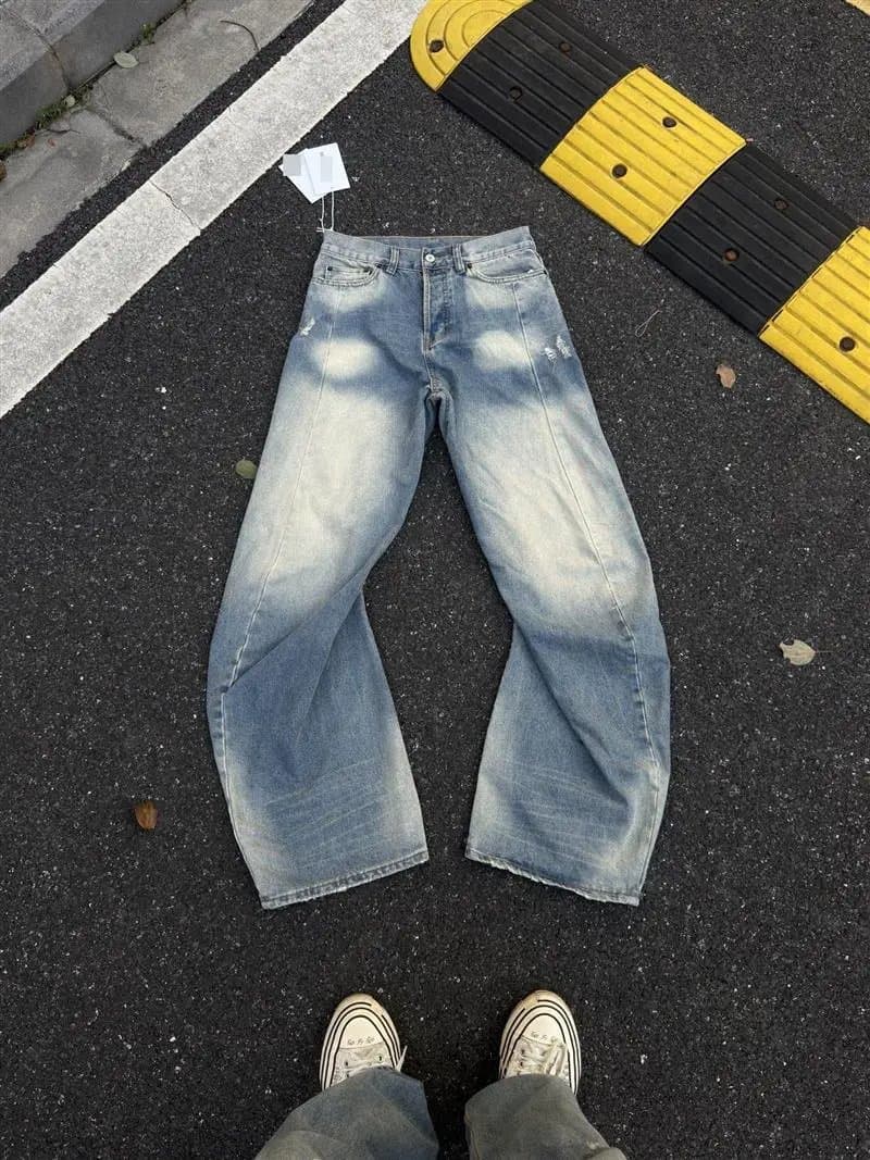 Levi's 501 Washed Wide Leg