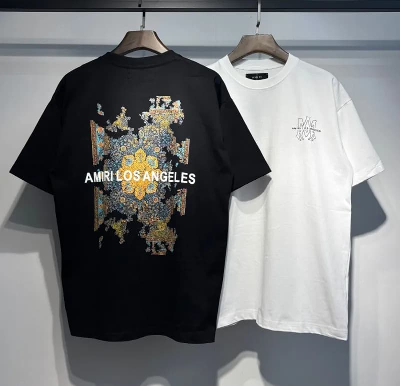 Amiri Logo T-Shirt Mesh Script — 724 white