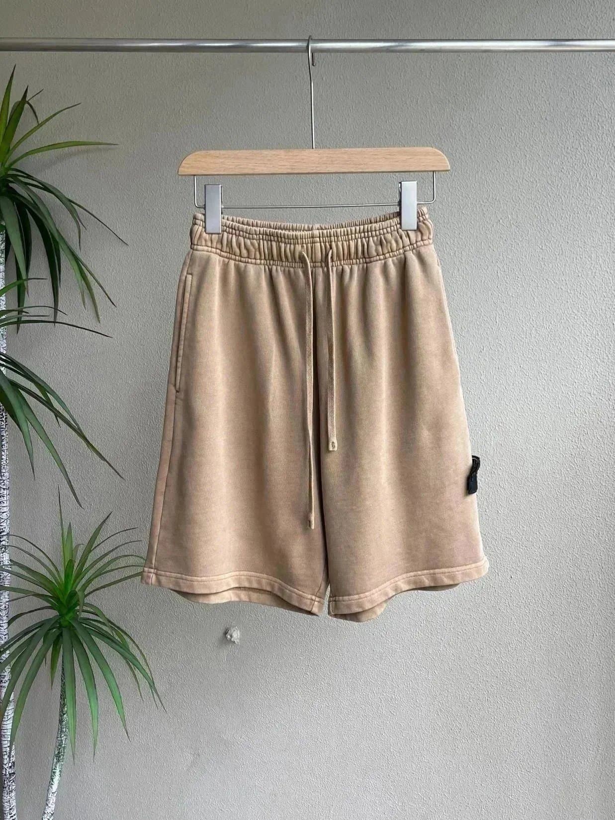 Stone Island Track Shorts Cotton Terry