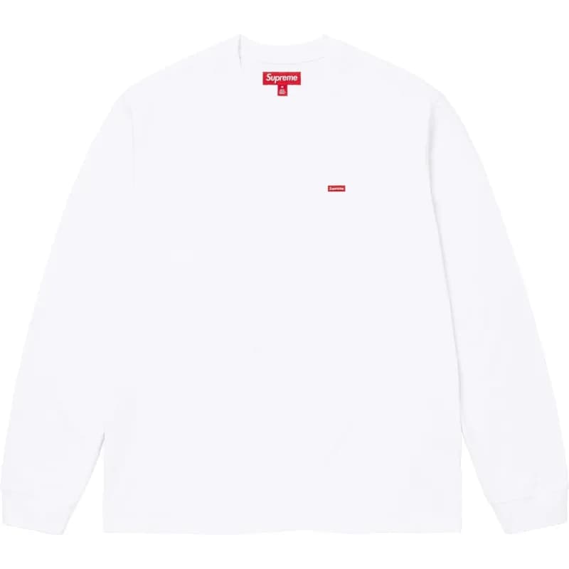 Supreme Long Sleeve Jersey Number 8 — E590白色