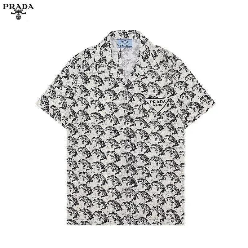 Prada Polo Shirt Panther Print