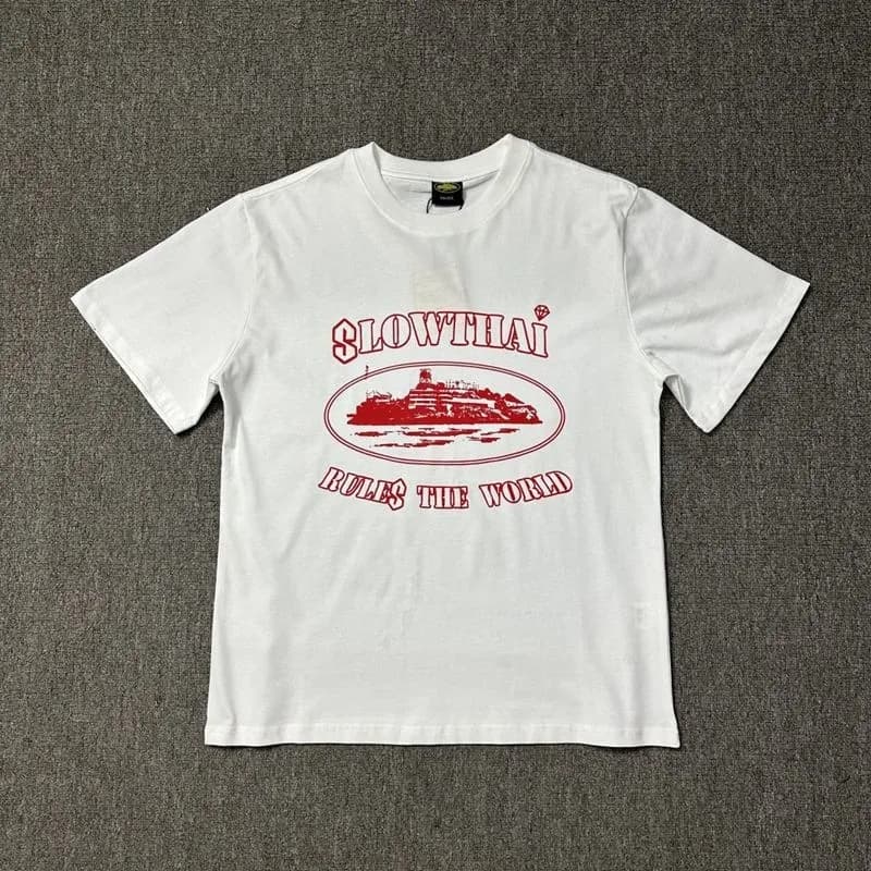 Graphic Tee Corteiz Logo — 3208 白色