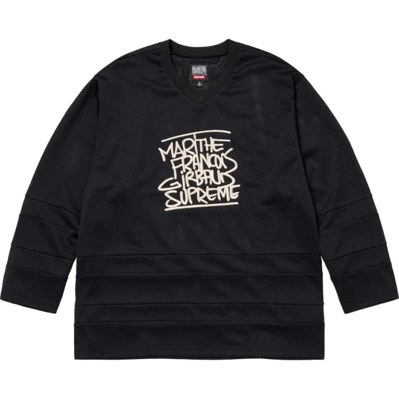 Supreme Long Sleeve Jersey Number 8 — G064黑色