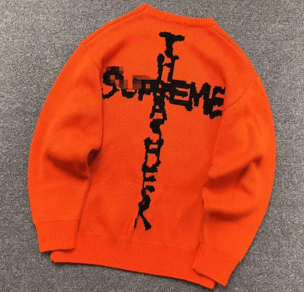 Supreme Knit Sweater Cross Logo