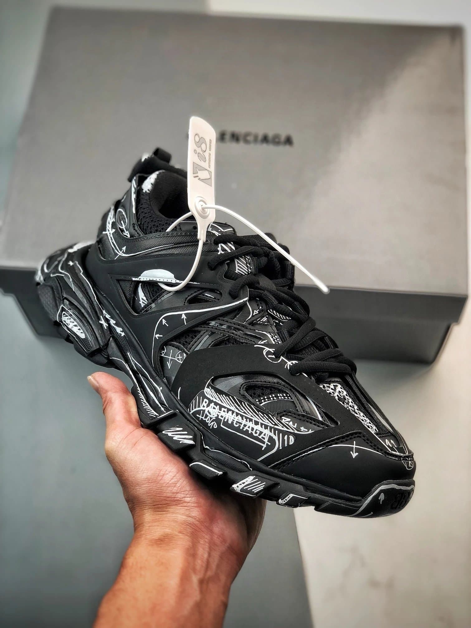 Balenciaga Triple S Black — 21 (3代无LED)