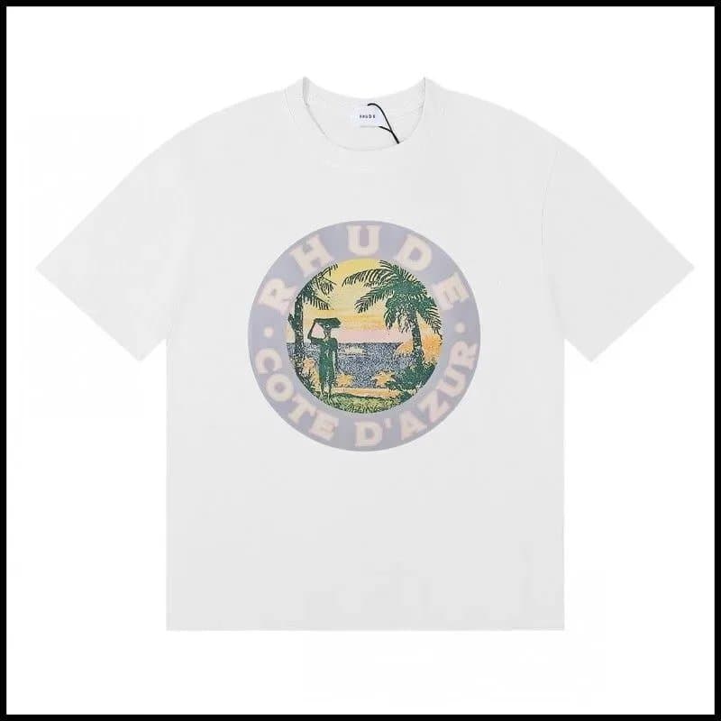 Graphic Tee RHUDE Logo Patch — 01