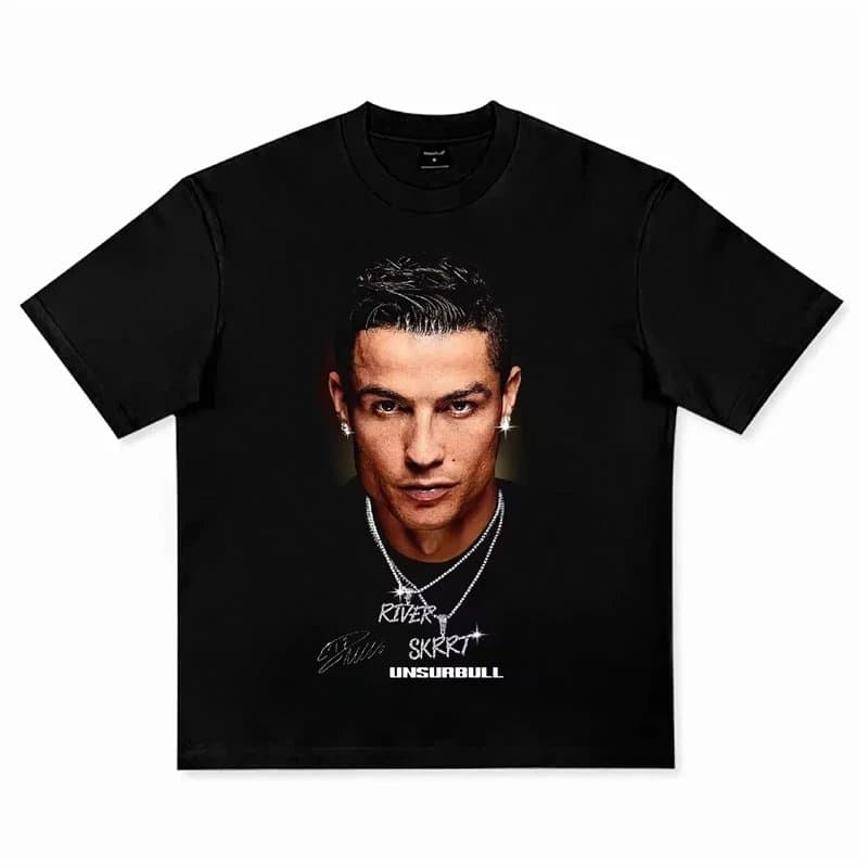 Corteiz Graphic Tee Cristiano Ronaldo Portrait