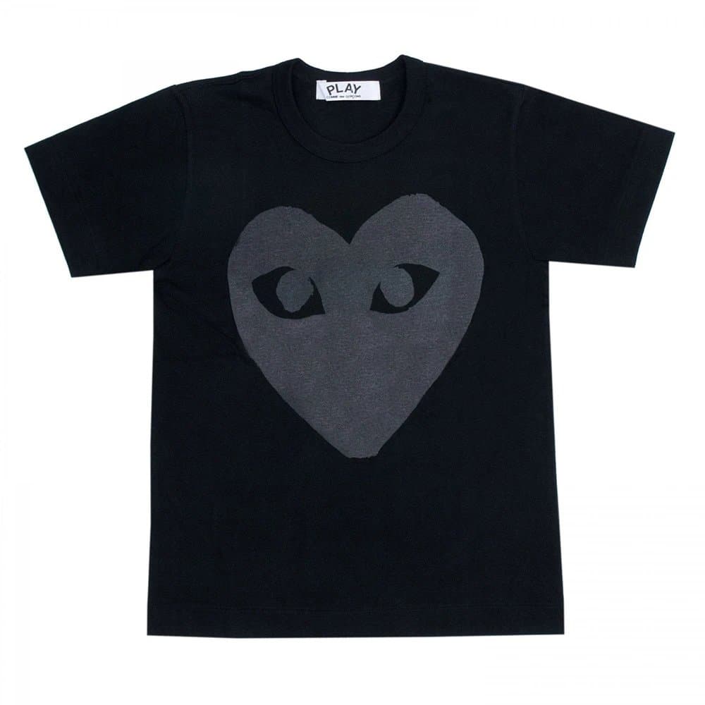Comme des Garçons × BAPE Heart Tee Camo Heart — CJ04-黑色