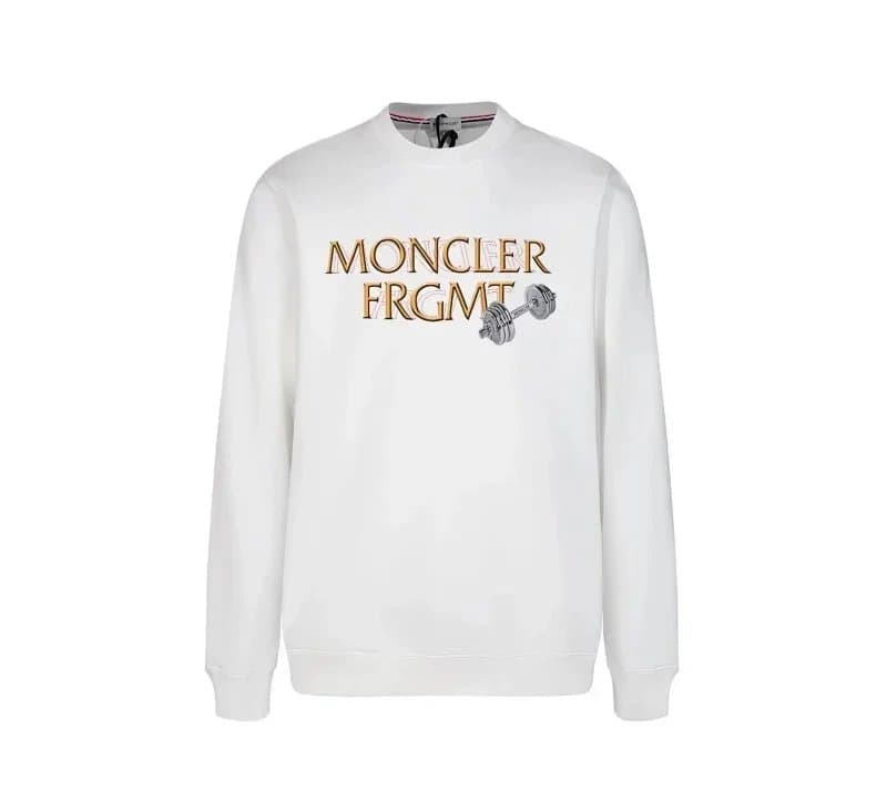 Moncler Crewneck Sweatshirt Logo Patch — 55