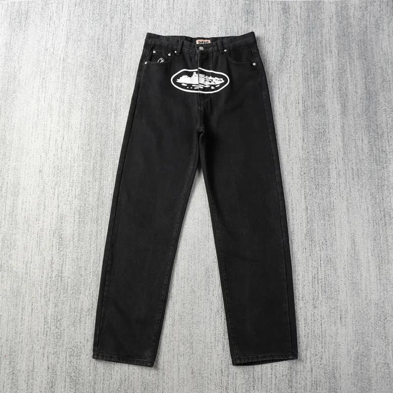 Denim Tears Straight Fit Jeans Rice Paddy Patch