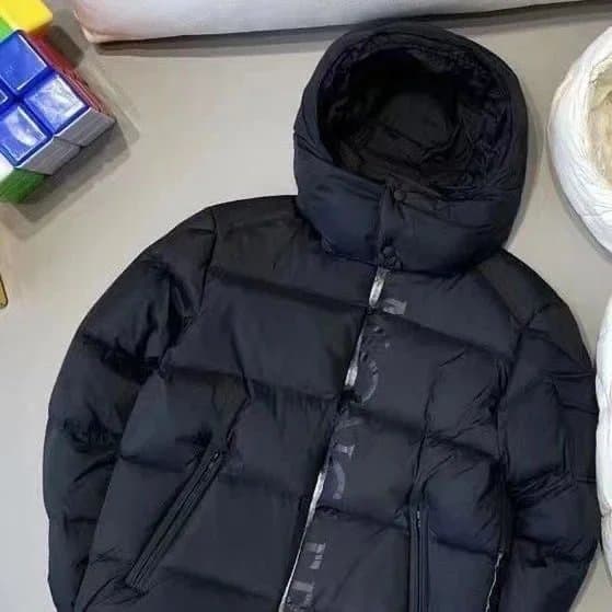 Moncler Puffer Jacket Logo Tape