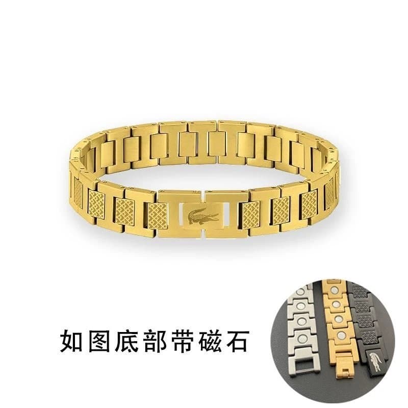 Lacoste Chain Bracelet Crocodile Logo