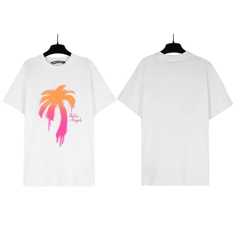Palm Angels Palm Tree Tee Gradient Palm Print