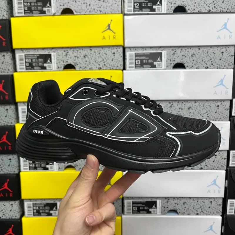 Dior × Jordan B22 Black White