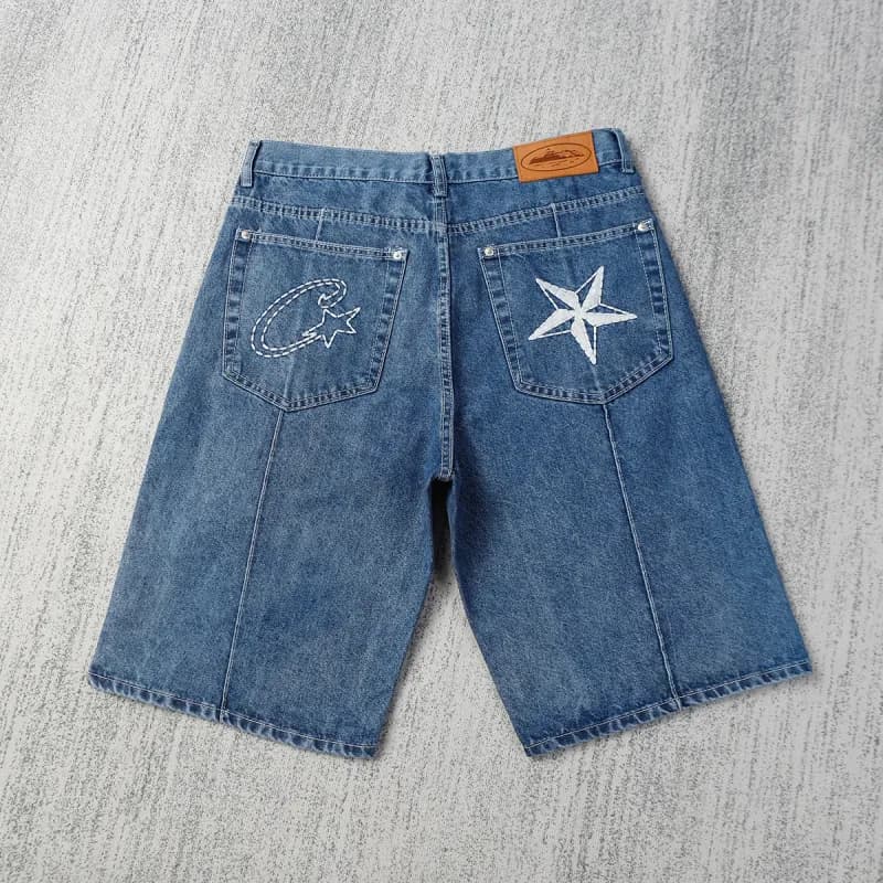 Corteiz Track Pants Embroidered Logo — 宝蓝8008