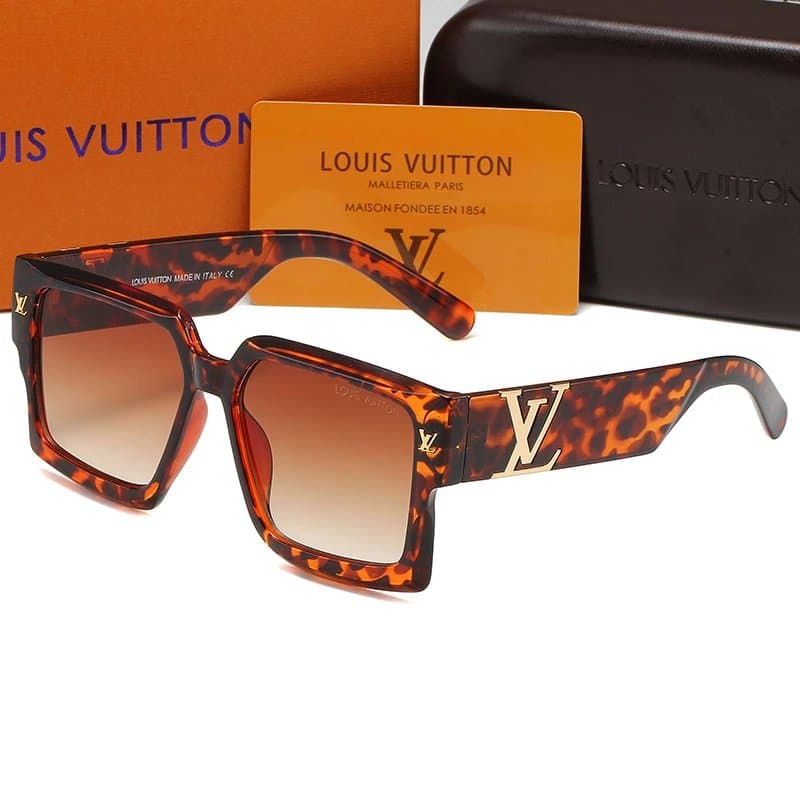 Louis Vuitton Square Sunglasses Leopard Print