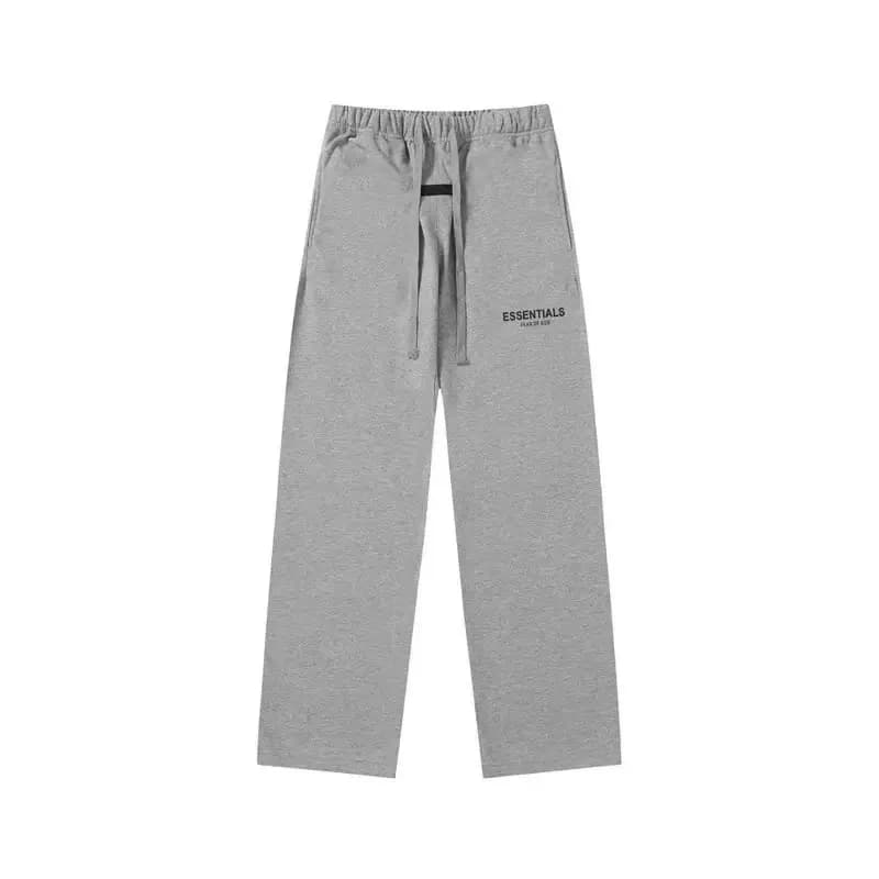 Hoodie and Joggers Set Fear of God Essentials Logo — 2618植绒字母深灰