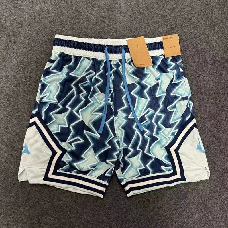 Jordan Basketball Shorts Zigzag Print