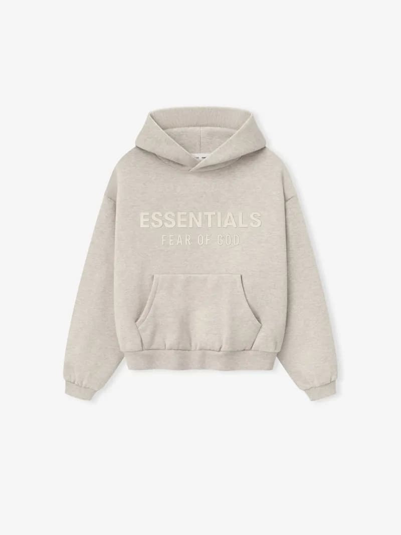 Fear of God Essentials Hooded Sweatshirt Embroidered Logo — LM896图片色1
