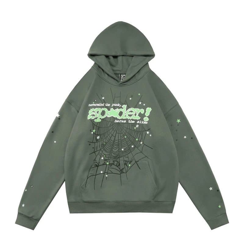 Sp5der Hoodie Spider Web Graphic