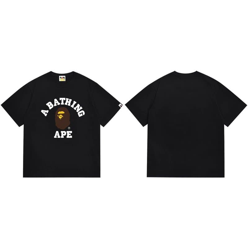 BAPE Graphic Tee A Bathing Ape Logo — 057黑色