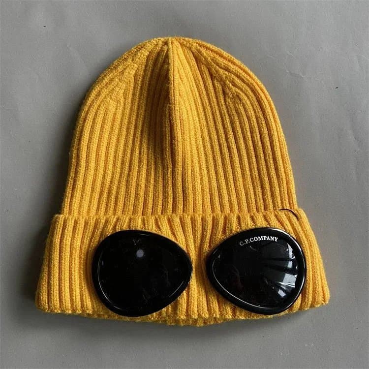 C.P. Company Ribbed Beanie Double G Hardware — 15