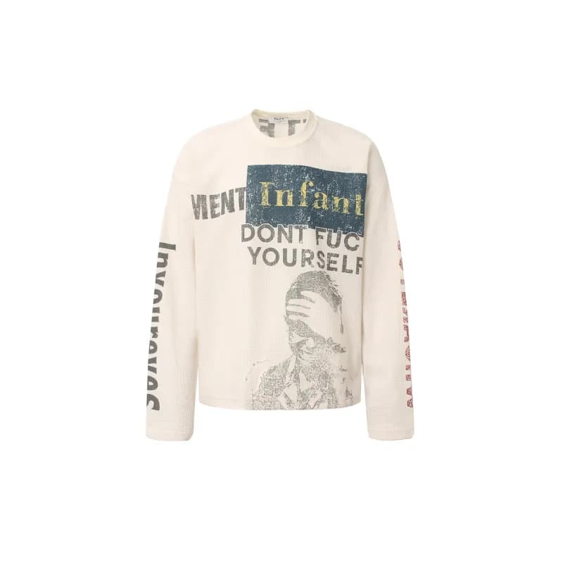 Off-White Long-Sleeve Top Went Infant Graphic