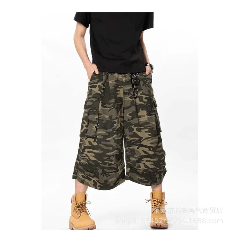 Givenchy Denim Shorts Floral-Print Acid Wash — 迷彩D0661