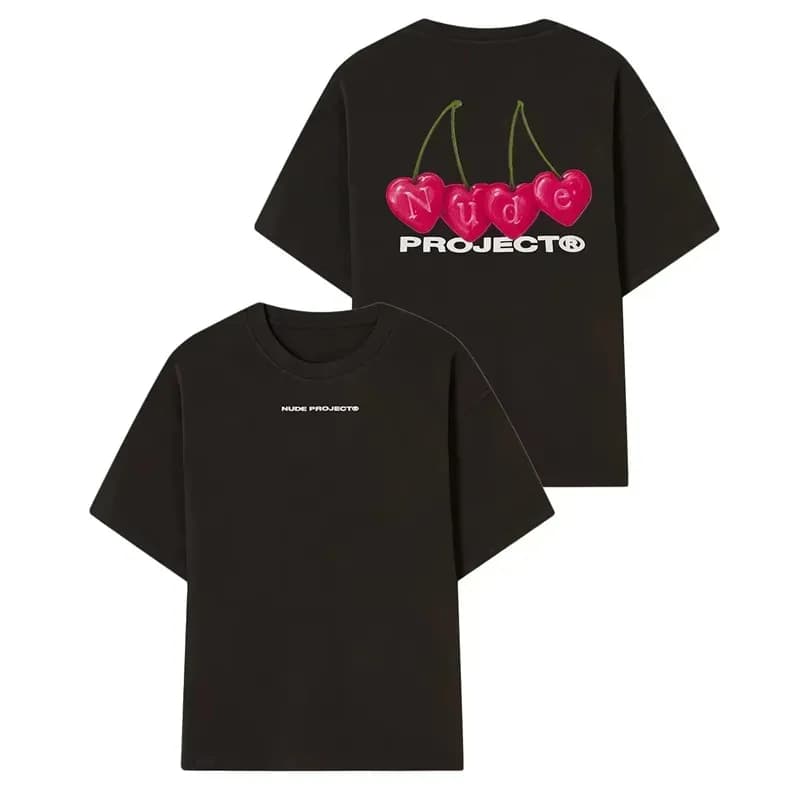 Nude Project Logo T-Shirt Circular Logo Print — 8