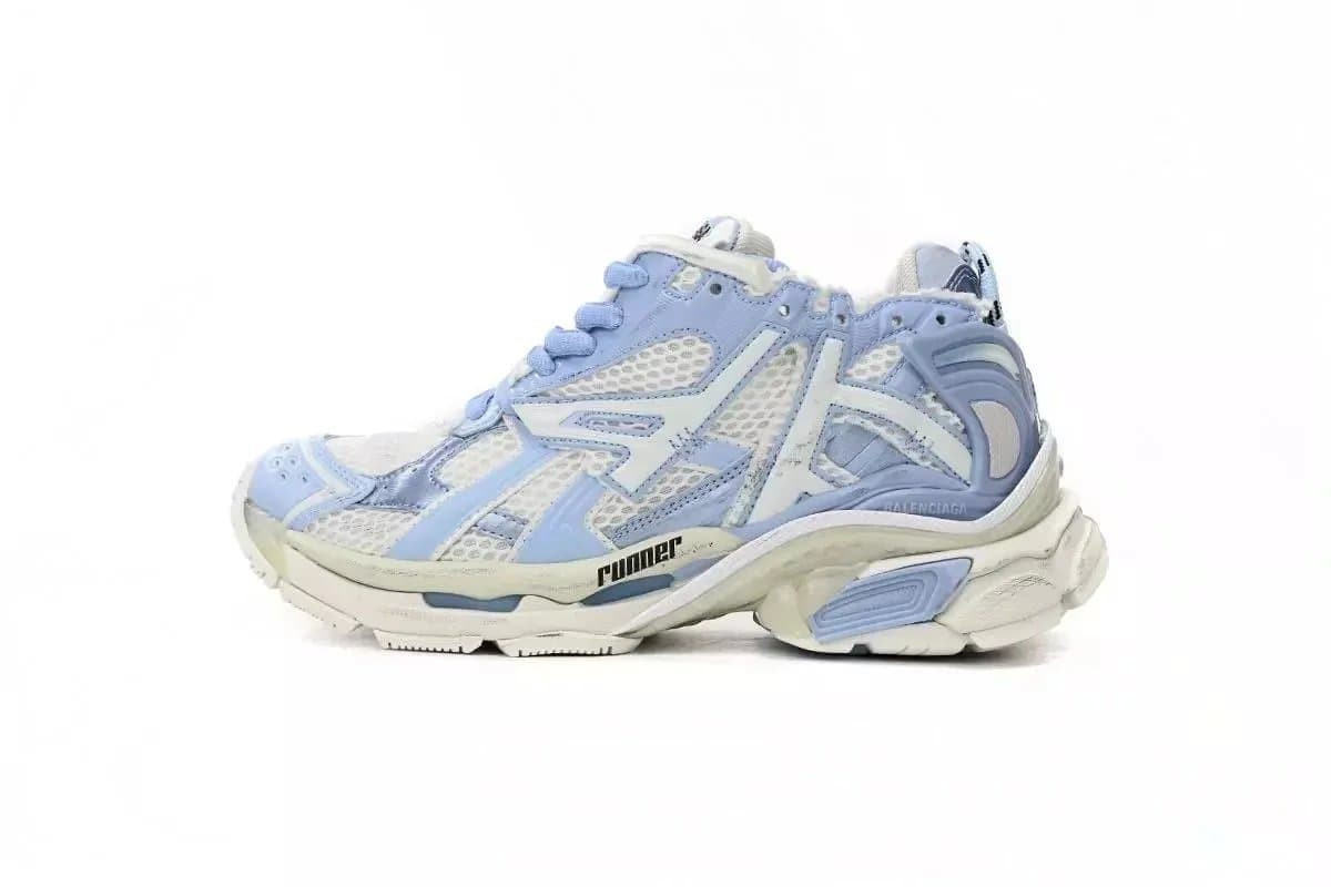 Balenciaga Triple S Graffiti — Light Blue